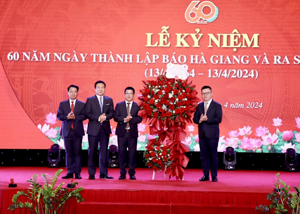 Báo Hà Giang kỷ niệm 60 năm thành lập và ra số báo đầu tiên