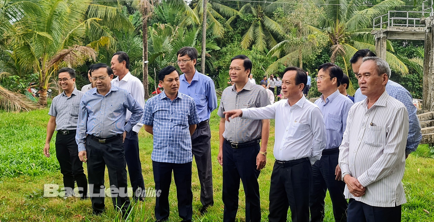 Lãnh đạo tỉnh kiểm tra tình hình sản xuất nông nghiệp đầu năm tại huyện Phước Long