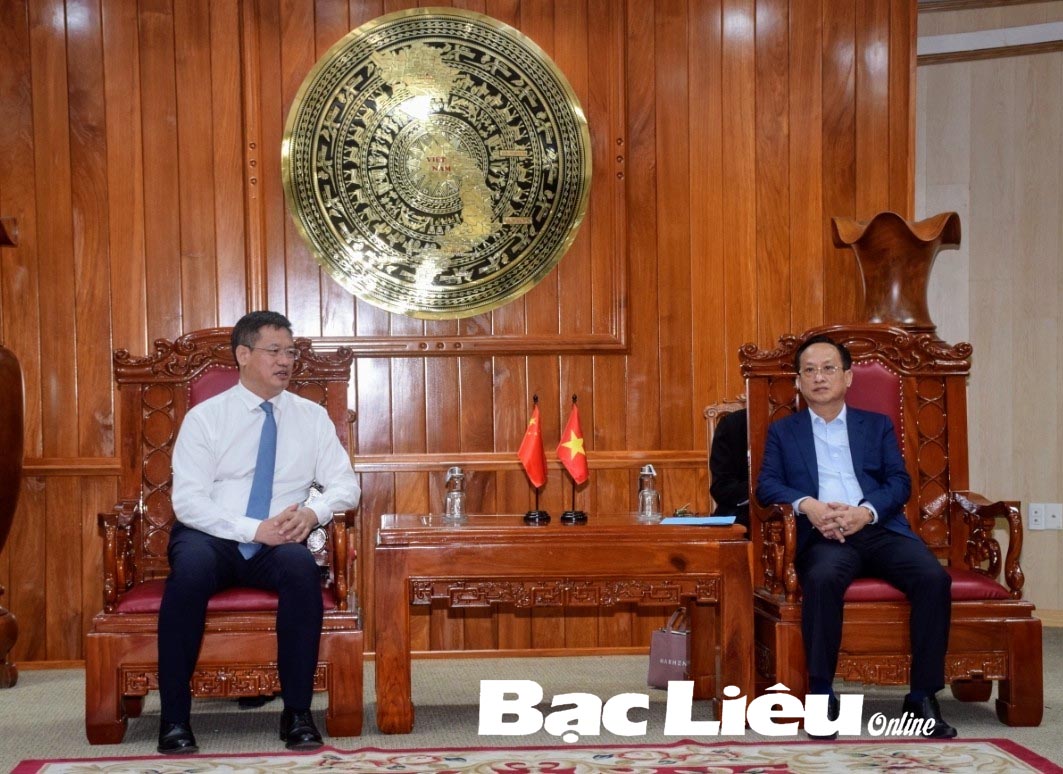 Chủ tịch UBND tỉnh - Phạm Văn Thiều tiếp Tổng Lãnh sự Trung Quốc tại TP. Hồ Chí Minh